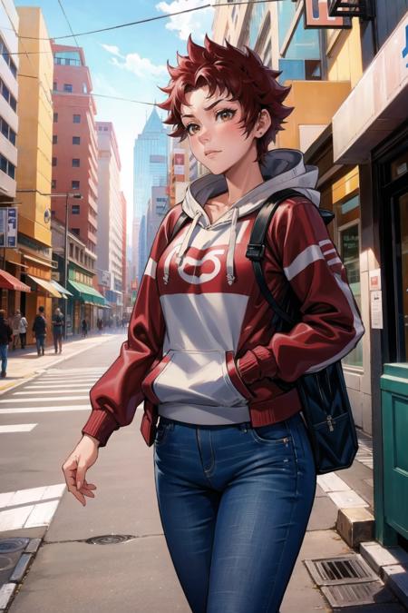 11178-559669479-sully , hoodie, jeans, walking down city street, bored expression, modern day.png